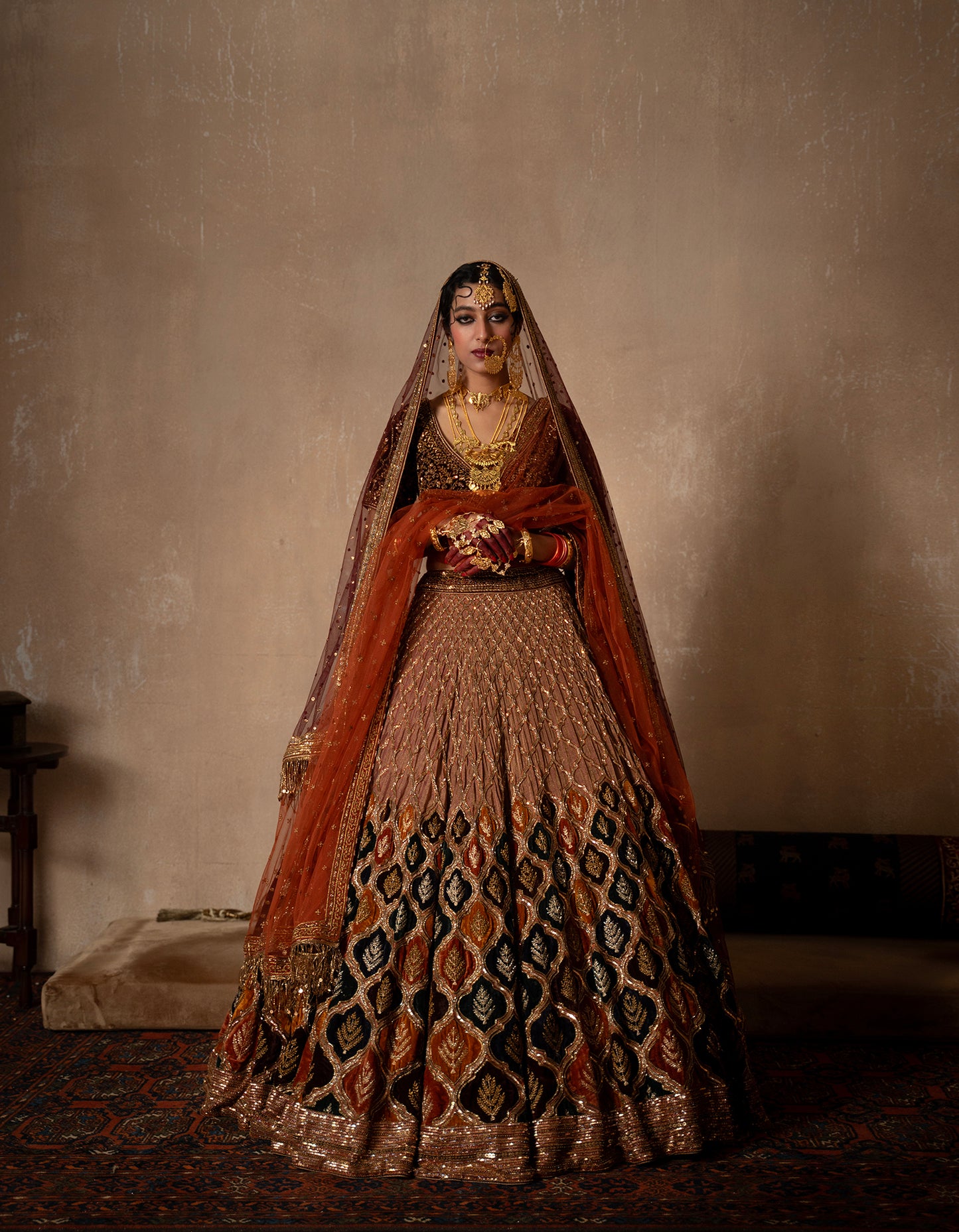 The Boota-booti Lehenga