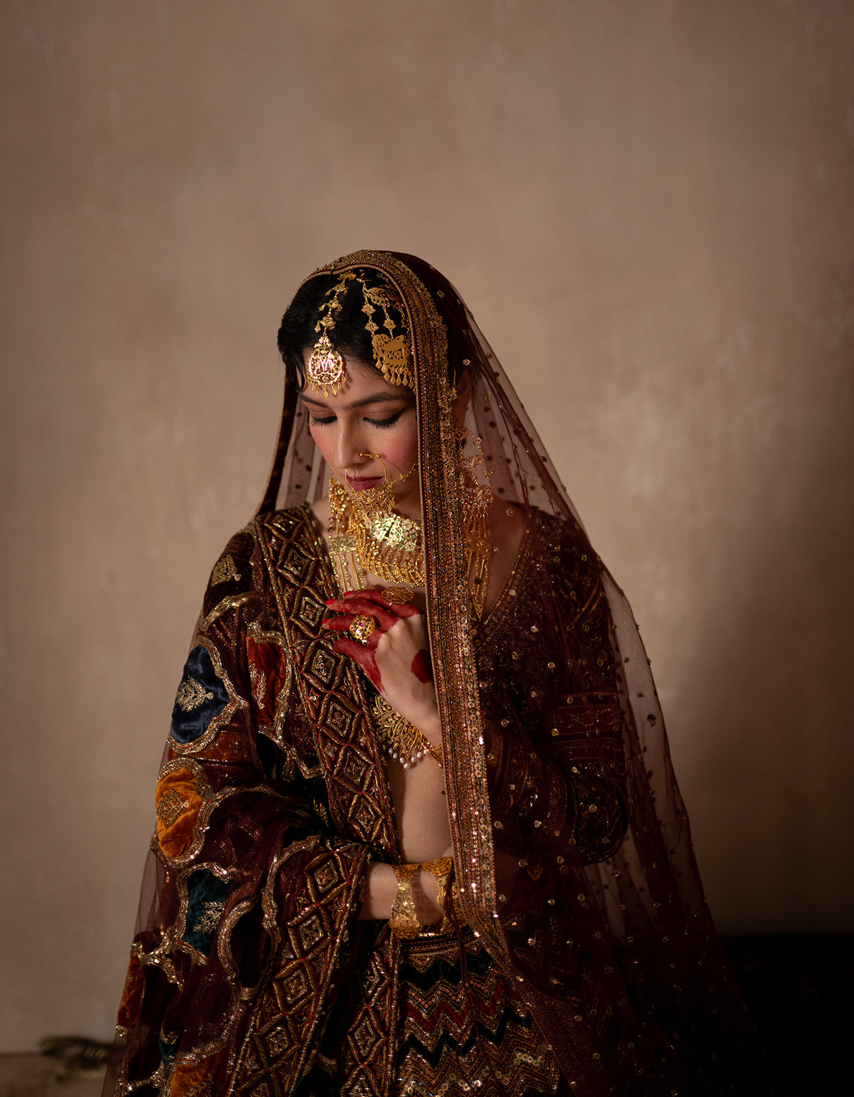 THE CHEVRON LEHENGA