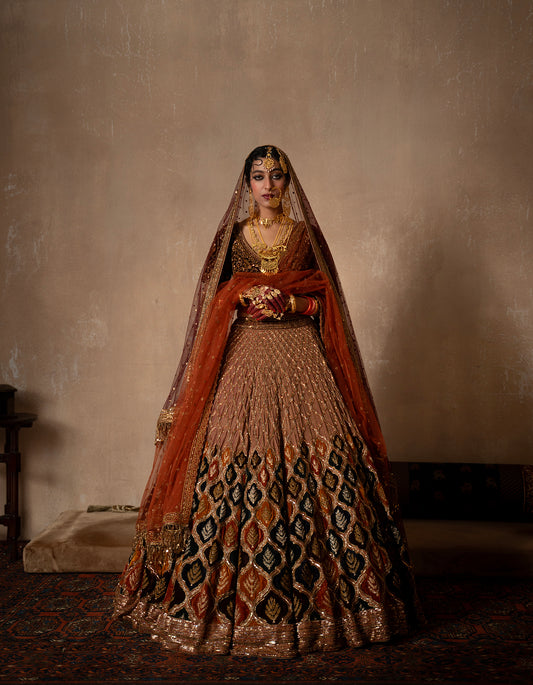 The Boota-booti Lehenga