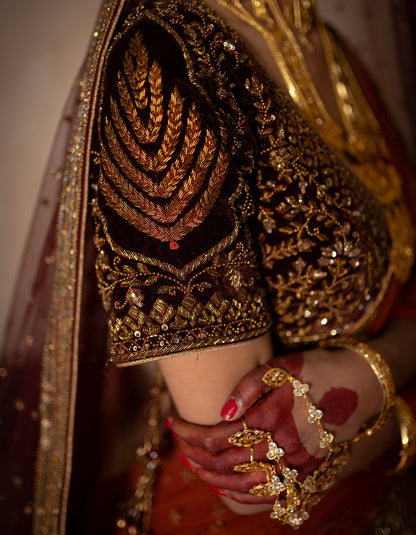 The Boota-booti Lehenga
