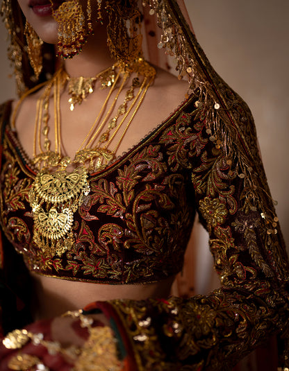 THE MARIGOLD LEHENGA