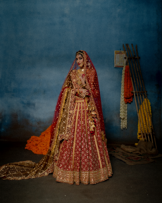 THE PAANCH- PATTI- LEHENGA