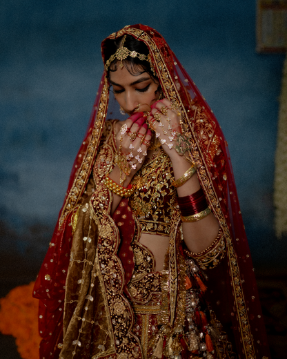 THE PAANCH- PATTI- LEHENGA